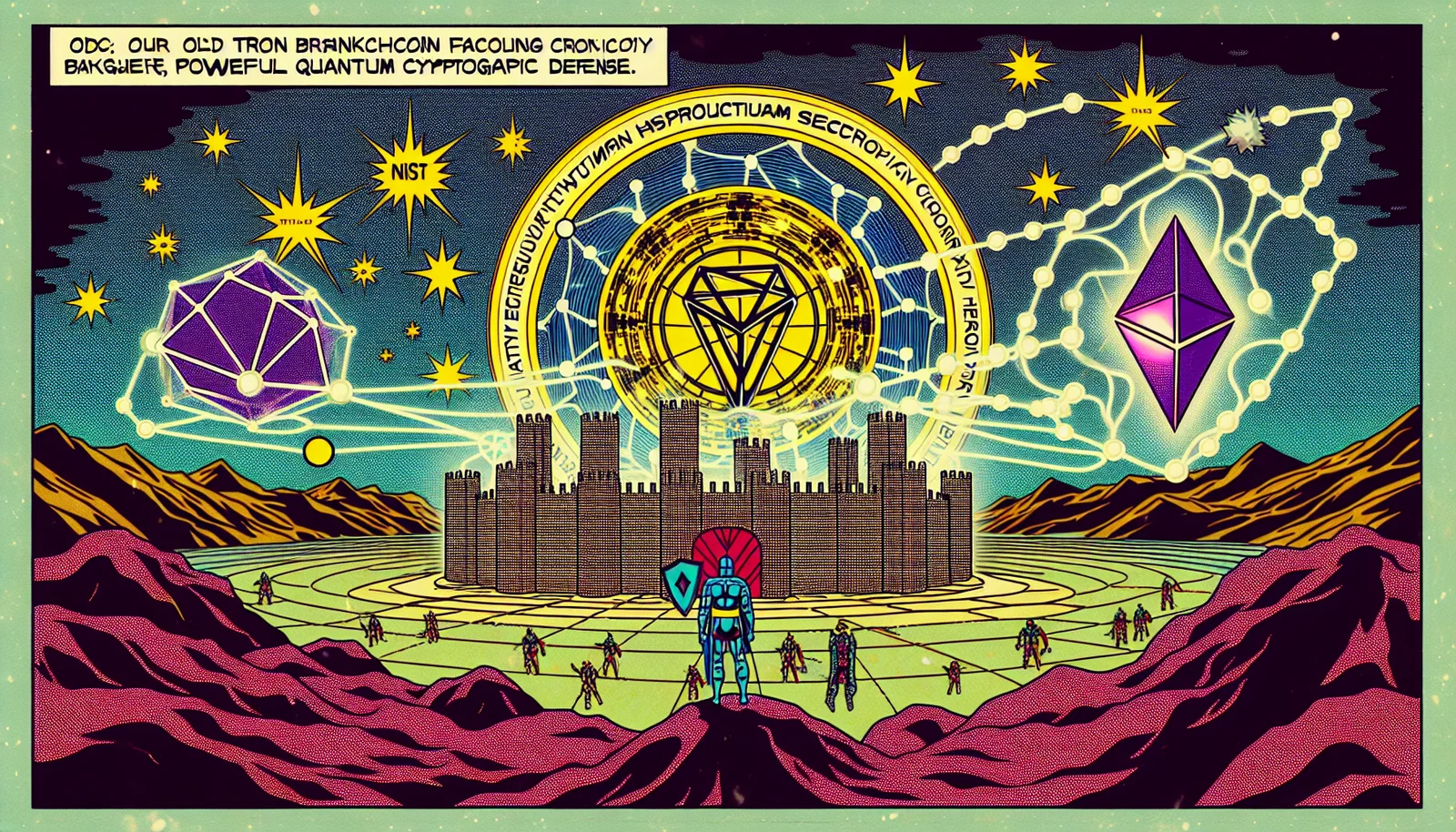 Cover illustration for TRON Targets First Major Blockchain Post-Quantum Cryptography Upgrade With NIST Standards