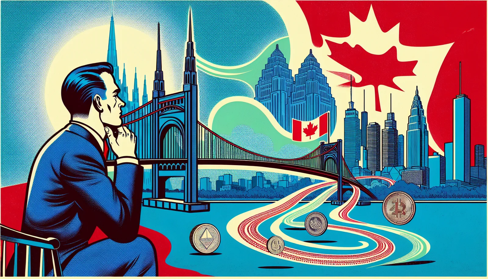 Cover illustration for Visa Canada and Wealthsimple Run Canada's First Stablecoin Settlement Pilot With USDC
