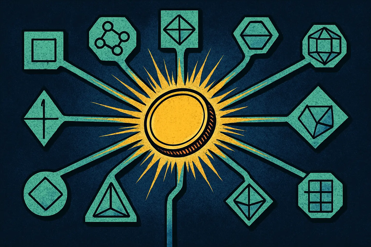 Cover illustration for Visa Stablecoin Platform Spans Nine Blockchains in Beta