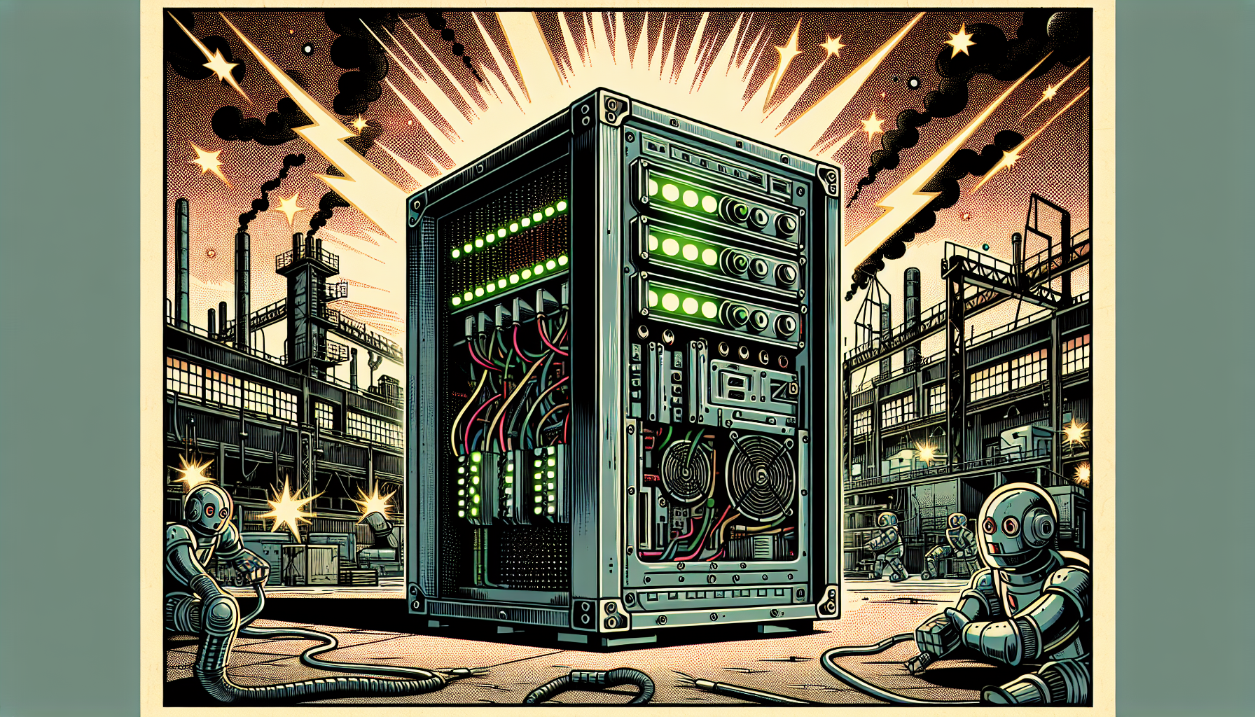 Cover illustration for Waveshare's IPCBOX-CM5 Turns a Raspberry Pi Compute Module 5 Into a Rugged Industrial Mini PC