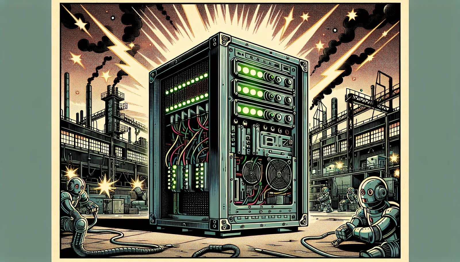 Cover illustration for Waveshare's IPCBOX-CM5 Turns a Raspberry Pi Compute Module 5 Into a Rugged Industrial Mini PC