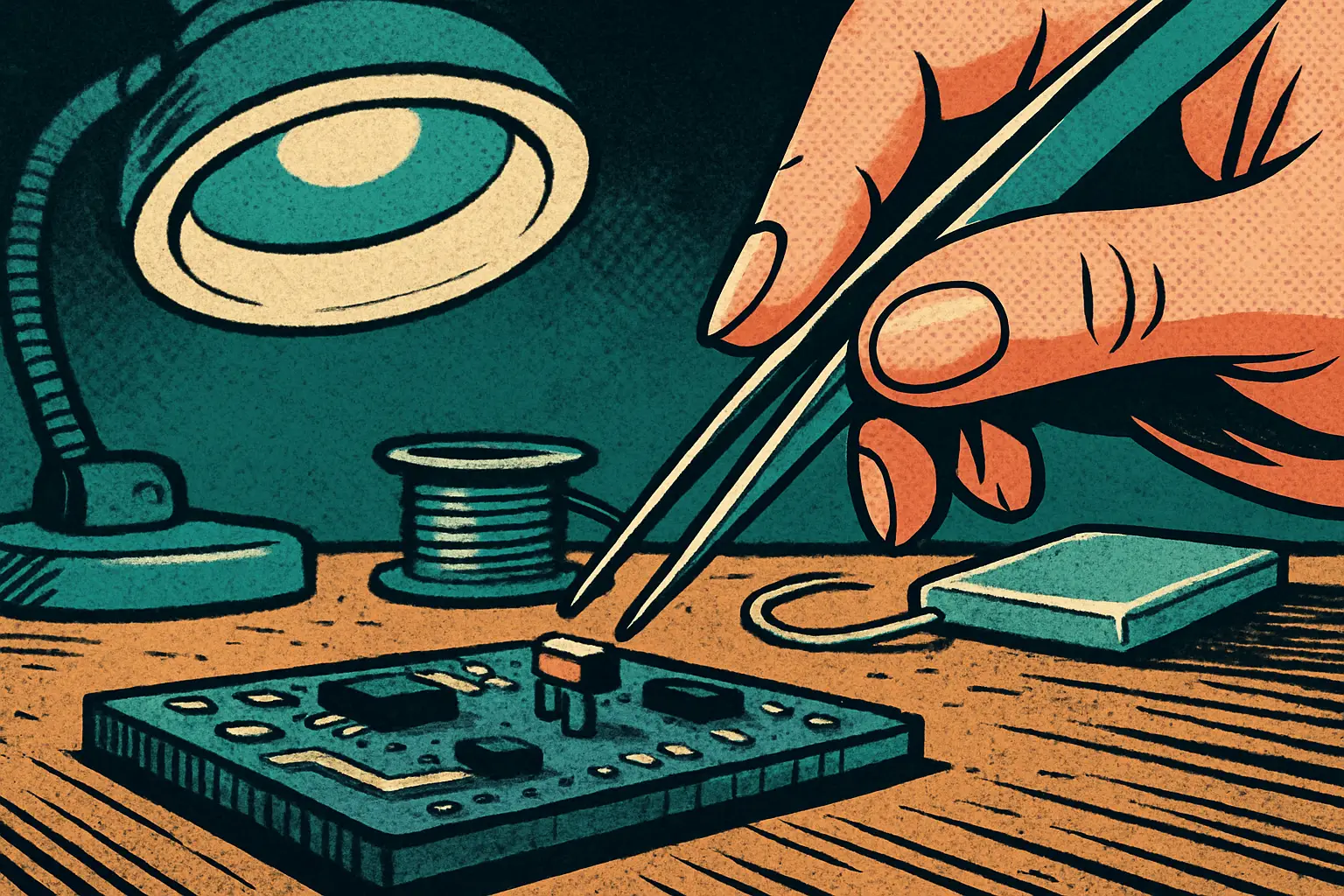 Cover illustration for XIAO Plus Boards Add 16 GPIOs and Battery Charging