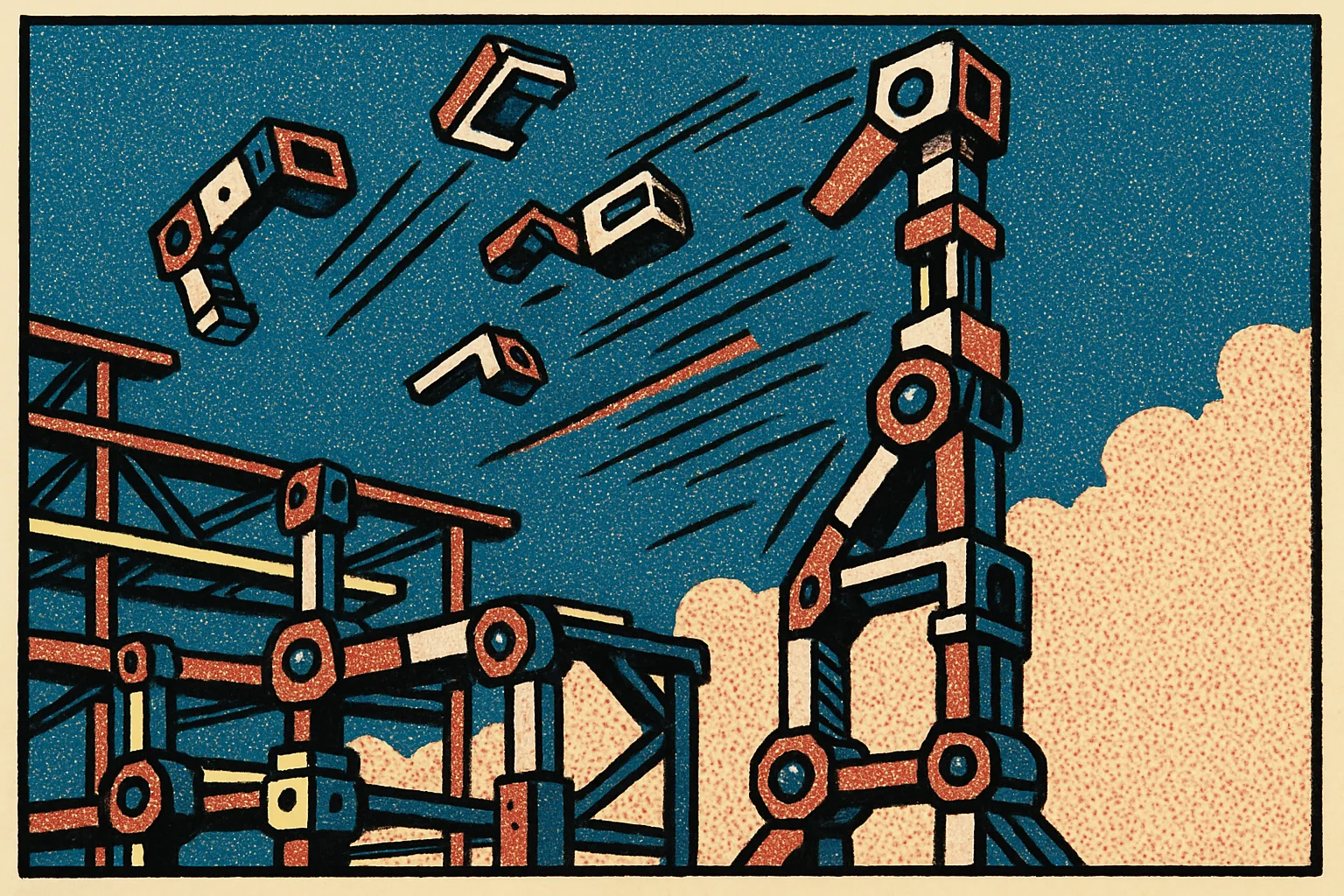 Cover illustration for Xiaomi's HarnessX: Agents That Rewrite Their Own Scaffolding